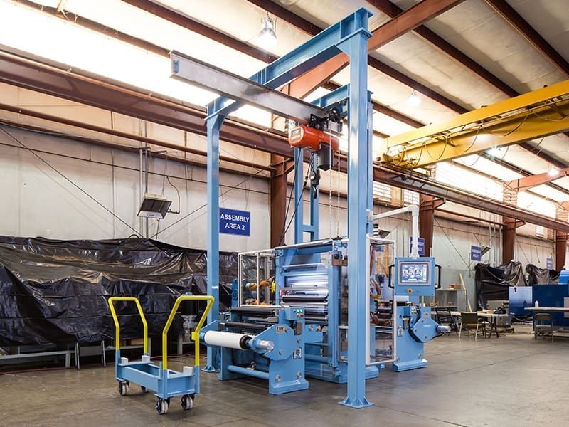 IMC calender line installation