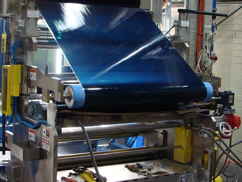 Dryer section of an IMC coating line