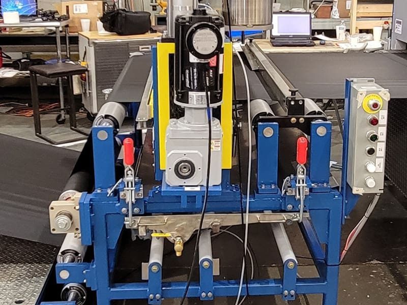 Unwind section on an IMC coating line