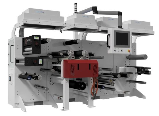 IMC laminating machine with corona treatment and drying hoods