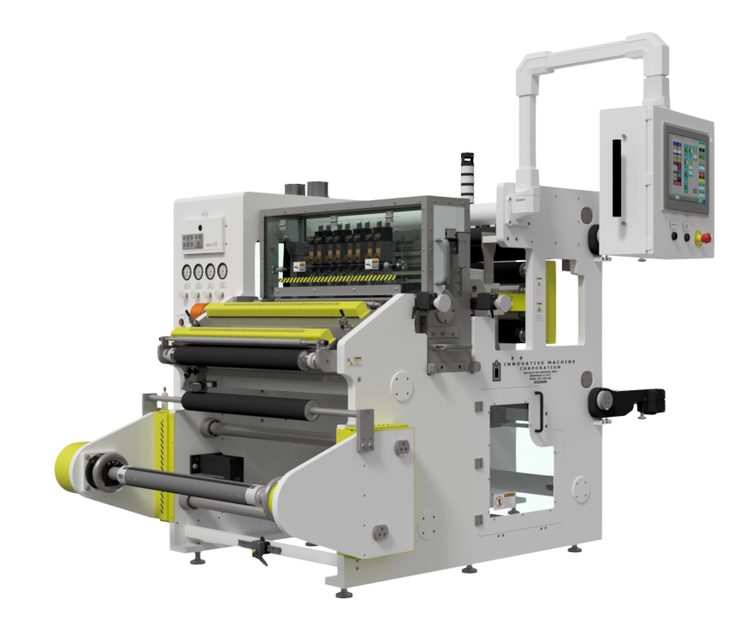 IMC pilot slitter with cartridge slitting heads