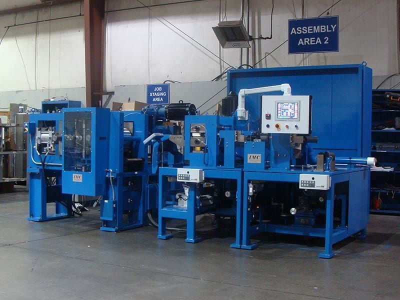IMC powder mill with film-to-foil lamination