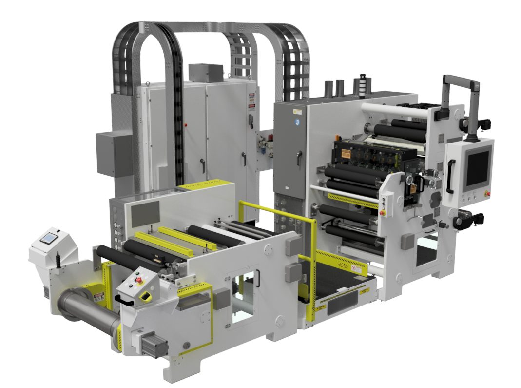 IMC slitting machine for web converting
